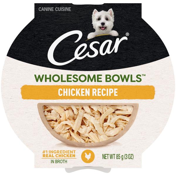 Imagem de Comida para cães Cesar WHOLESOME BOWLS Adult Soft Wet Chicken 90g