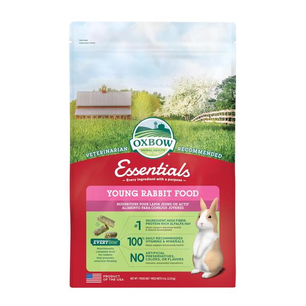 Imagem de Comida para coelhos Oxbow Essentials Young All Natural 2,27 kg