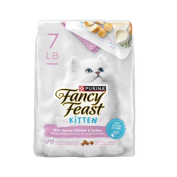 Imagem de Comida para gatinhos Purina Fancy Feast com frango e perú 3,18 kg