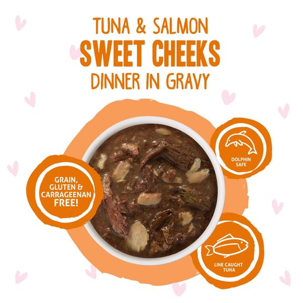 Imagem de Comida para gatos Weruva B.F.F. OMG Tuna & Salmon Sweet Cheeks 90mL x12