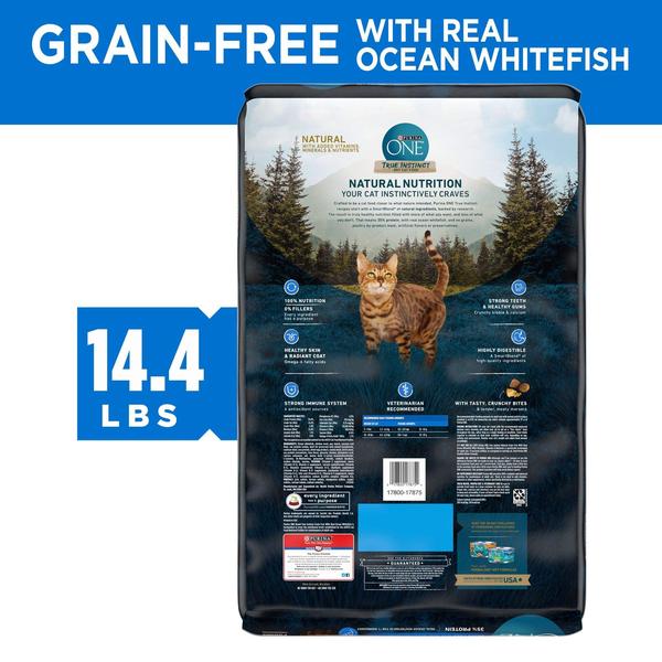 Imagem de Comida seca para gatos Purina ONE True Instinct Ocean Whitefish 6,53 kg