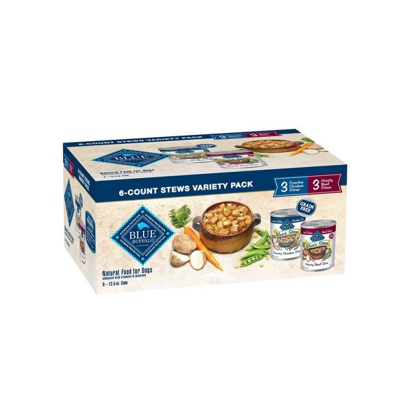 Imagem de Comida úmida para cães Blue Buffalo Blue's Stew Bife and Chicken 6x354ml