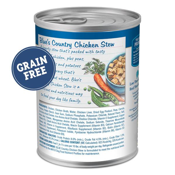 Imagem de Comida úmida para cães Blue Buffalo Blue's Stew Chicken 370 ml (pacote com 12)