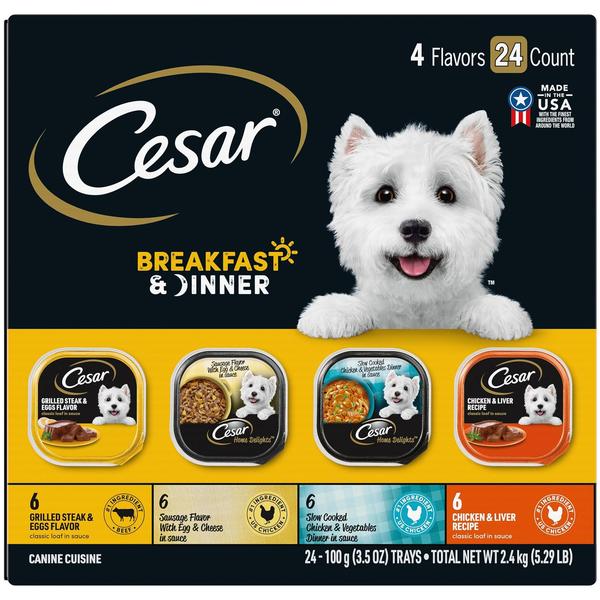 Imagem de Comida úmida para cães Cesar Home Delights Classic Loaf em molho 24x100g