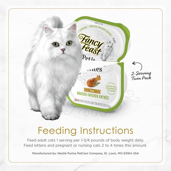 Imagem de Comida úmida para gatos Purina Fancy Feast Gourmet Petites Pate 48 Serv