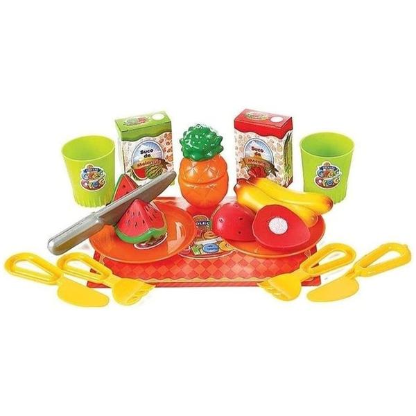 Imagem de Comidinha De Brinquedo Crec Crec Salada de Frutas Ref.346-CCSF Big Star