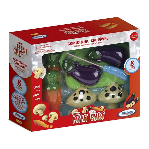 Imagem de Comidinha de Brinquedo Mini Chef Infantil Comidinha Saudável Xalingo