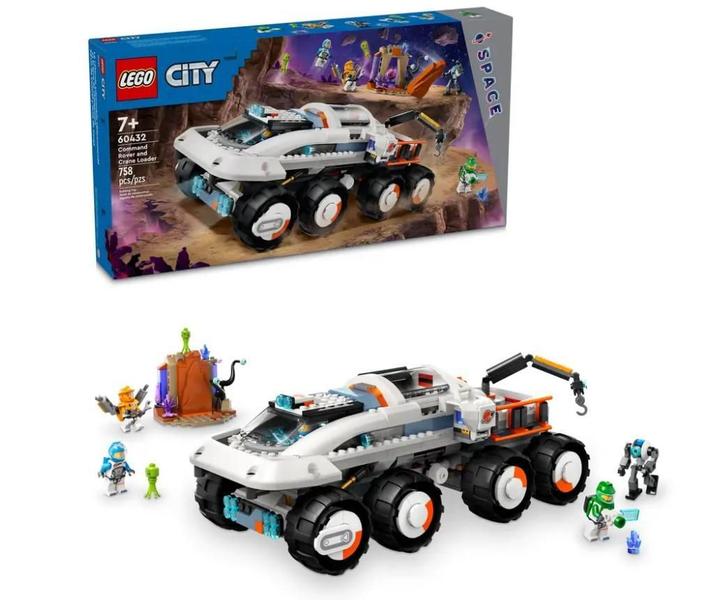 Imagem de Command Rover E Guindaste Carregador - Lego 60432