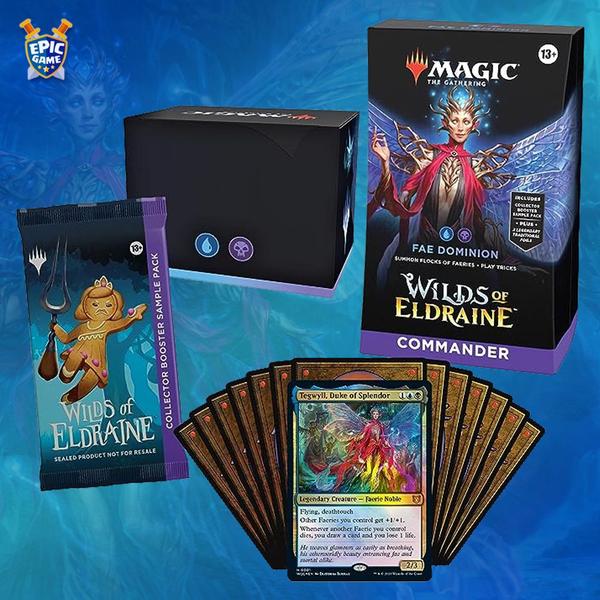 Imagem de Commander Magic Terras Selvagens de Eldraine Dominio Das Fadinas Fae Dominion (UB) EN