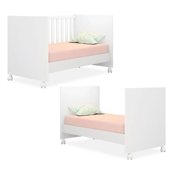 Imagem de Cômoda 1 Porta Helena com Berço Multifuncional Doce Sonho - Phoenix Baby