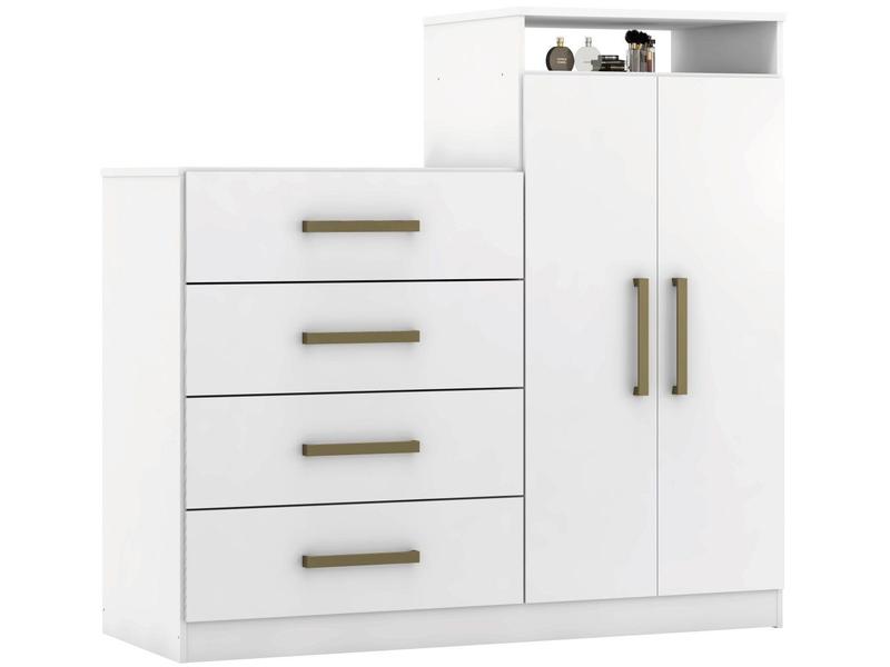 Cômoda 4 Gavetas 2 Portas Demóbile Aurea