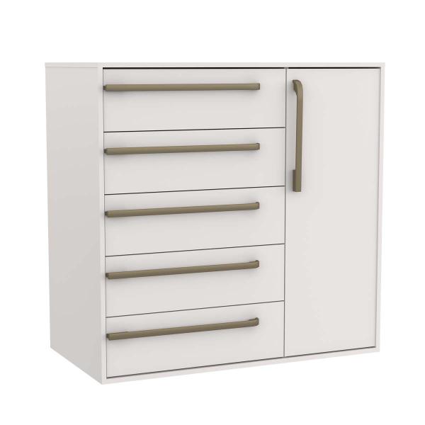 Imagem de Cômoda 5 Gavetas 1 Porta Multiuso MDF Originale Belmax