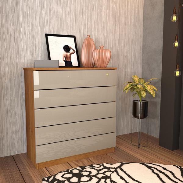 Imagem de Cômoda 5 Gavetas MDF Premium Tcil