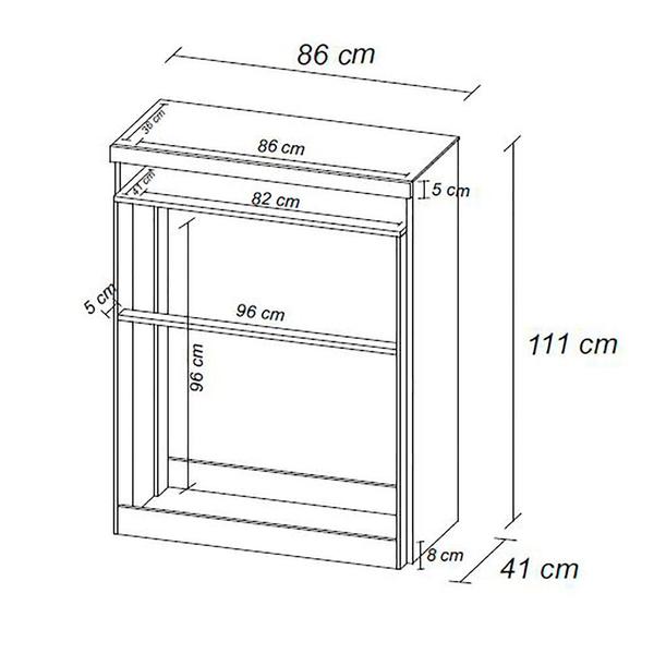 Imagem de Cômoda 5 Gavetas Triunfo 5090 Ébano Touch Demóbile