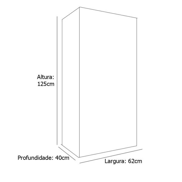 Imagem de Cômoda 7 Gavetas Evidencia Cor Branco