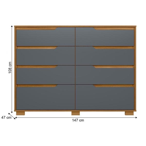 Imagem de Cômoda 8 Gavetas Georgia