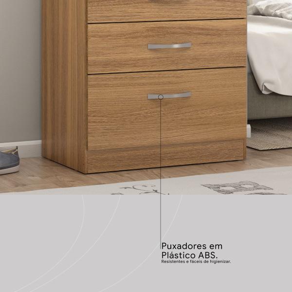 Imagem de Cômoda Astral 4 Gavetas 62 cm - Comoda para Quarto - Demobile