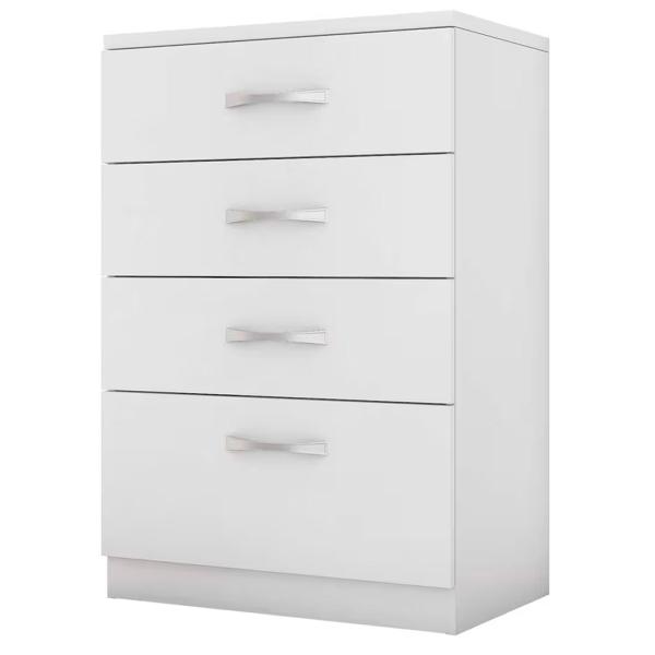 Imagem de Cômoda Astral 4 Gavetas 62cm Branco Demóbile