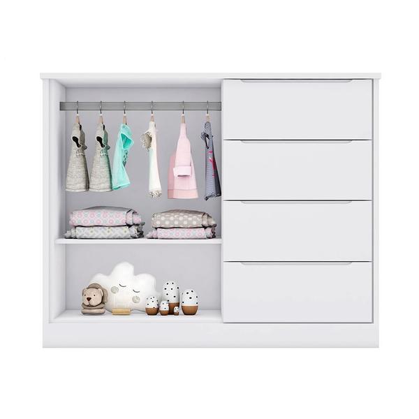 Imagem de Cômoda De Bebê Branco Eloa Phoenix Baby