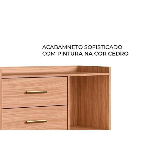 Imagem de Cômoda de Quarto PH 1723 c/ 4 Gavetas Branco - Herval