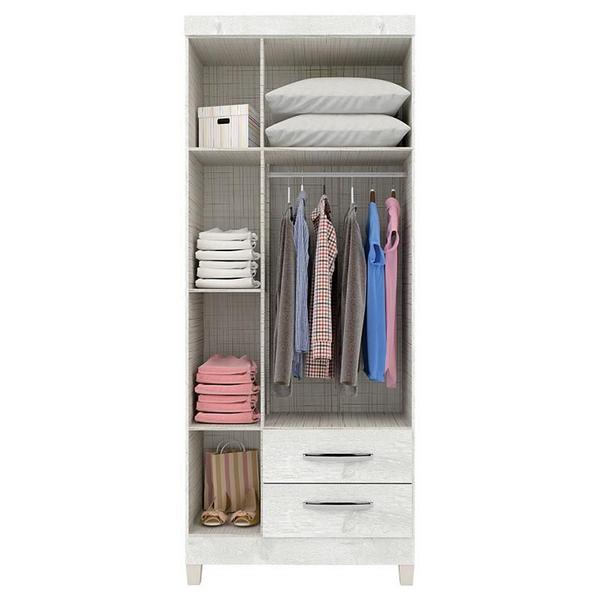 Imagem de Cômoda e Guarda Roupa 3 Portas Ternura Baby Branco Flex  Incorplac