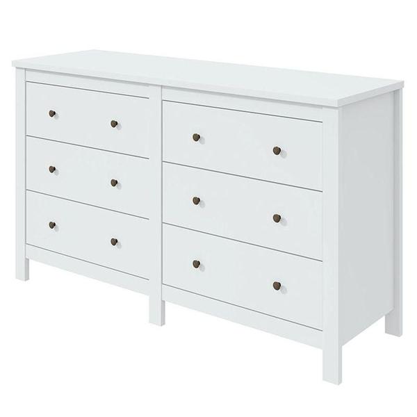 Imagem de Cômoda Horizontal Ambiente Maggiore Branco Brilho - Lopas