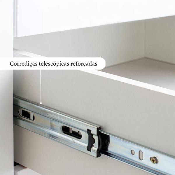 Imagem de Cômoda Infantil Versailles 4 Gavetas e 1 Porta Branco