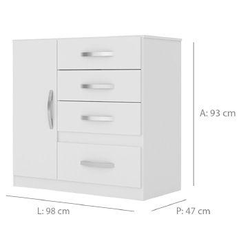 Imagem de Comoda Moval Venus 4g 1p - 104.70704.4