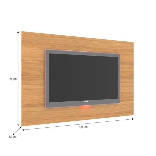 Imagem de Cômoda Sapateira 2 Portas 5 Gavetas com Pés + Painel para Tv até 55 Polegadas