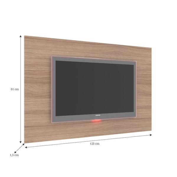 Imagem de Cômoda Sapateira 2 Portas 5 Gavetas com Pés + Painel para Tv até 55 Polegadas