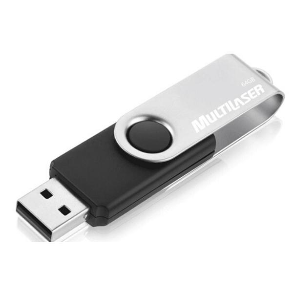 Imagem de COMP Kit Armazenamento 5 Pen drives 64 Gb Twist 2 - PD590 Preto - Multilaser