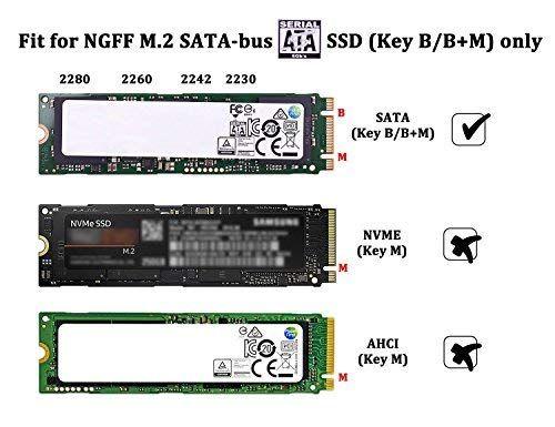 Imagem de Compartimento de adaptador conversor de leitor SSD externo USB 3.0