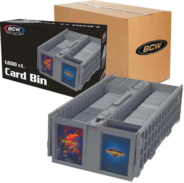 Imagem de Compartimento de armazenamento de cartões BCW Collectible Card Bin contém 1600 cartões