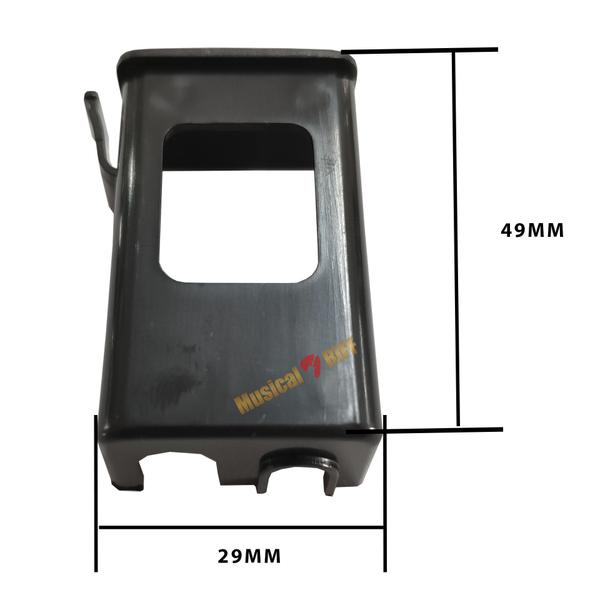 Compartimento suporte para bateria 9v violão pré amp - Strinberg Imagem de Compartimento suporte para bateria 9v violão pré amp