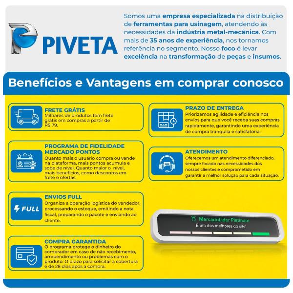 Imagem de Compasso Externo/Interno/Reto - Med. 250mm/10 - KIT 3 Peças