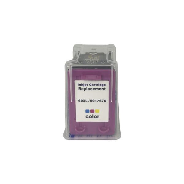 Compatível: Cartucho de tinta Pro Resolution para HP 60XL 901xl 675xl 15.5ML Colorido Imagem de Compatível: Cartucho de tinta Pro Resolution para HP 60XL 901xl 675xl 15.5ML Colorido