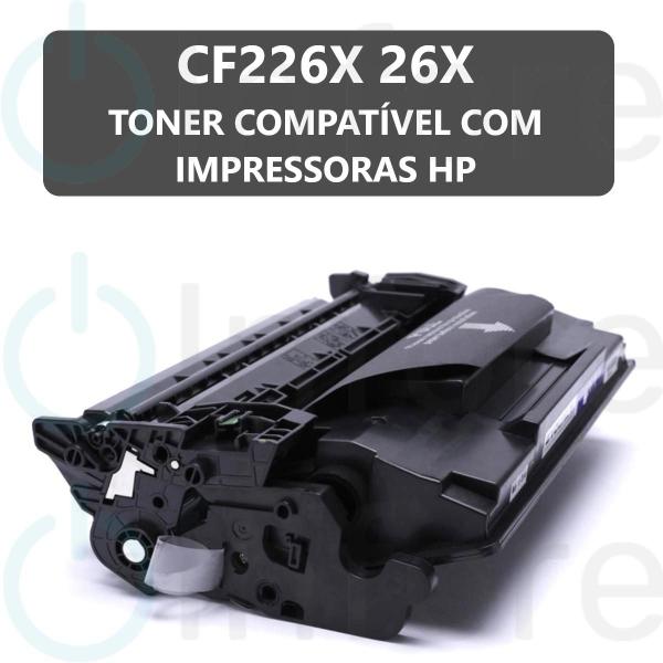 Imagem de Compatível: Toner Cf226x 26x para Impressora M426 M402 M426FDW M426DW M402DN