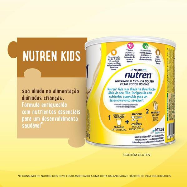 Imagem de Complemento Alimentar Nutren Kids Baunilha 350g