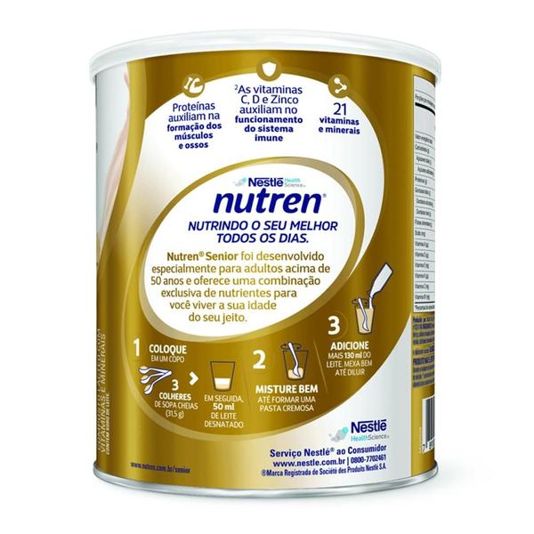 Imagem de Complemento alimentar nutren senior po mix frutas 740g