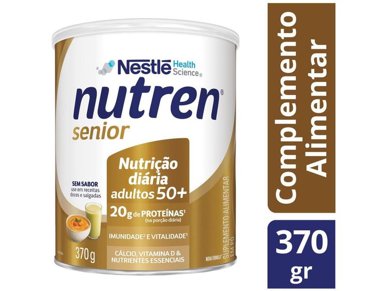 Imagem de Complemento Alimentar Nutren Senior Sem Sabor - Integral 370g