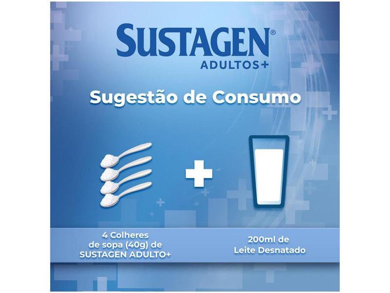 Imagem de Complemento Alimentar Sustagen Adultos+ Chocolate - 400g 1 Unidade