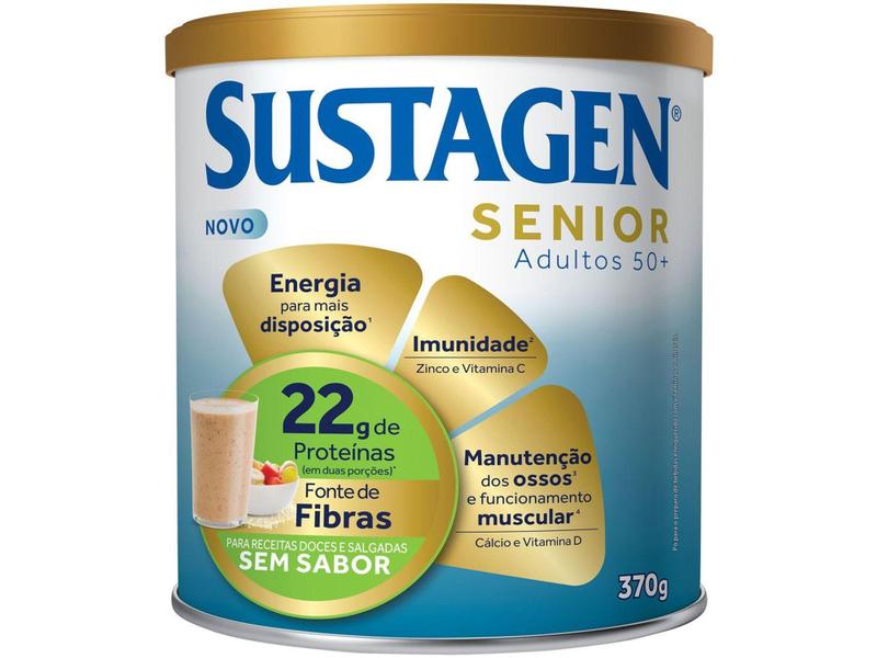 Imagem de Complemento Alimentar Sustagen Sem sabor Senior Adultos 50+ Integral 370g