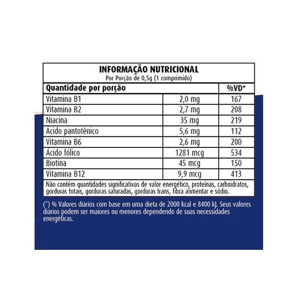 Imagem de Complexo B 500mg (60 caps) - Apisnutri