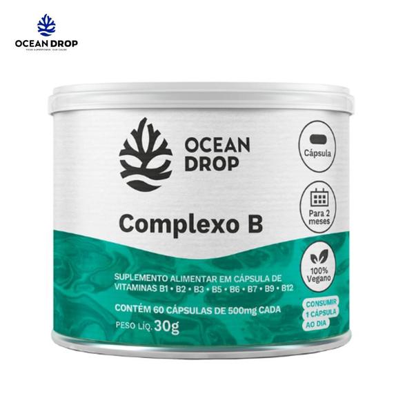 Imagem de Complexo B de Vitaminas 500mg 60 Capsulas Ocean Drop