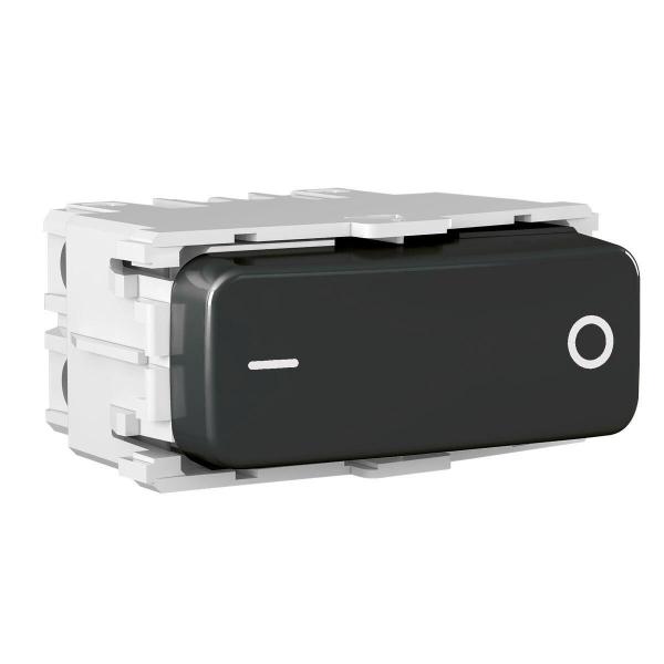 compose módulo interruptor bip simples preto 10a 250v - weg Imagem de compose módulo interruptor bip simples preto 10a 250v - weg