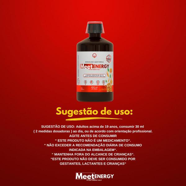 Imagem de Composto Anti Fadiga Mitocondrial - Meet Energy 450ml