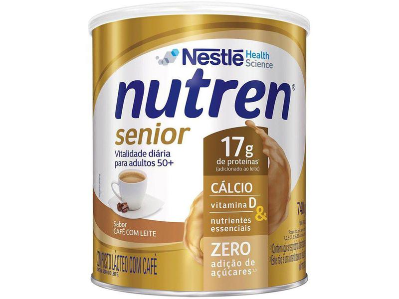 Imagem de Composto Lácteo Café com Leite - Nutren Senior Integral 740g