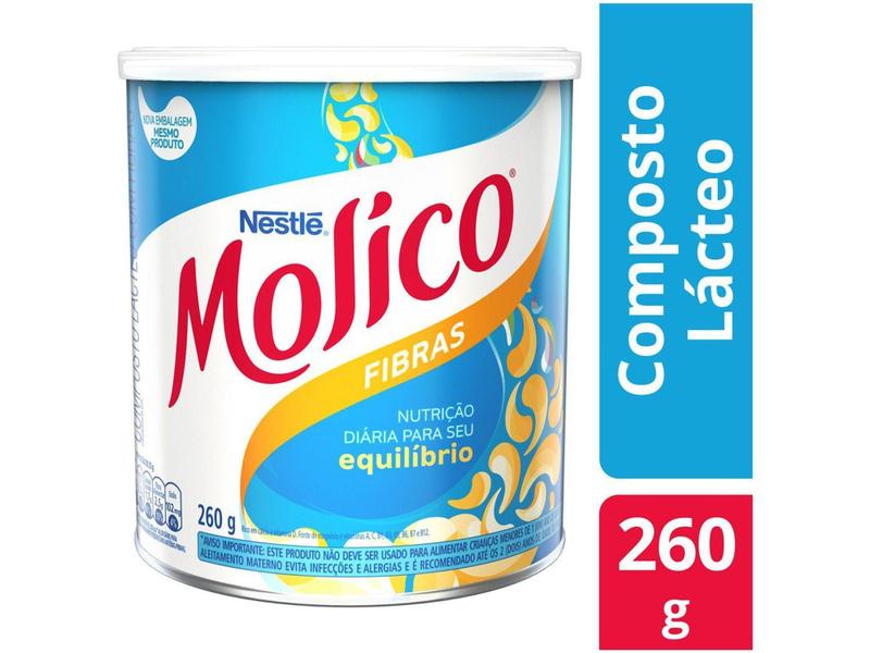 Imagem de Composto Lácteo Molico Original Fibras - 260g