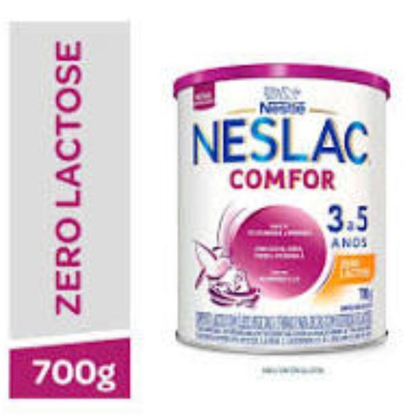 Imagem de Composto Lácteo Neslac Comfor Zero Lactose Nestlé de 3 a 5 Anos 700g