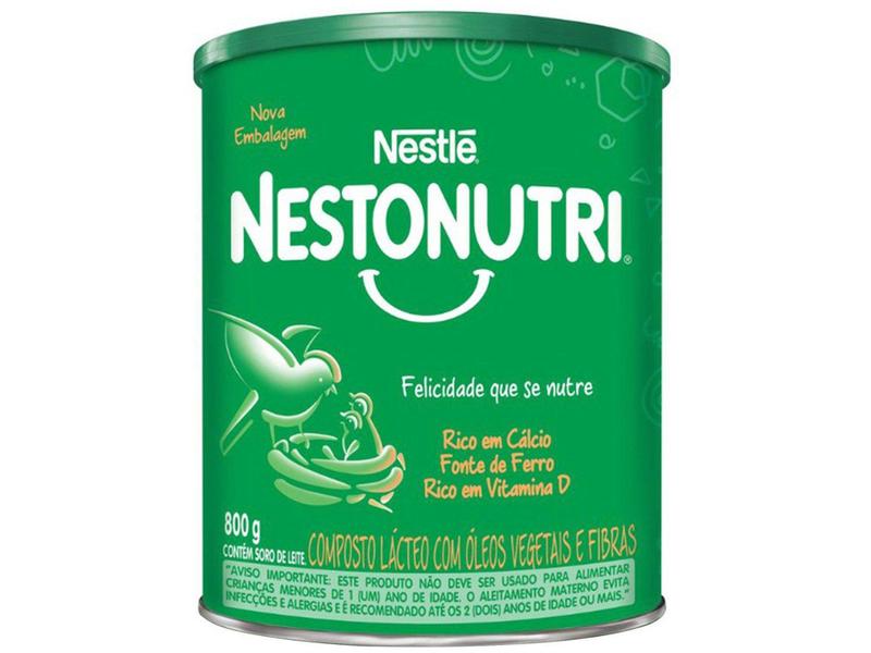 Composto Lácteo Nestonutri Sem Sabor Original - 800g Imagem de Composto Lácteo Nestonutri Sem Sabor Original - 800g